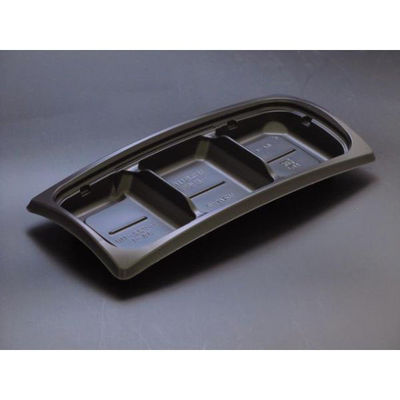 リスパック 惣菜容器 バイオデリカ リッジ22-11B 3S-1 黒 RHBH842 1袋(50個)（直送品）