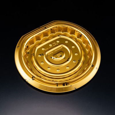 リスパック サラダ・フルーツ容器 バイオ パティー 20B カリス金 PBPT454 1袋(50個)（直送品）