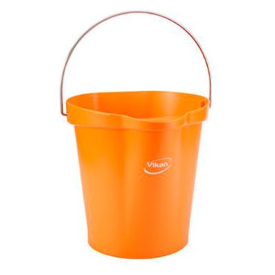 ヴァイカン ハイジーンバケット 12L オレンジ 56867 1個（直送品）