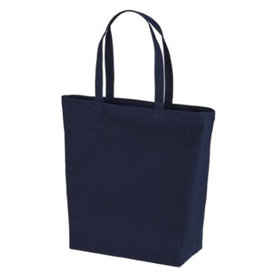 United Athle エコバッグ 1460-01 キャンバストートバッグ ネイビー L 146001486 1袋(1個)（直送品）