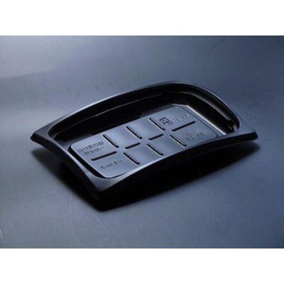 リスパック 惣菜容器 バイオデリカ リッジ18-12B 黒 RHBH692 1袋(50個)（直送品）