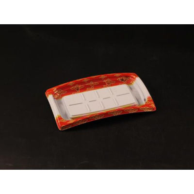 リスパック 惣菜容器 バイオデリカ リッジ18-12B浅竜泉赤 RHBH689 1袋(50個)（直送品）