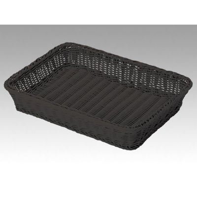 トーダイ 樹脂バスケット VB-911-BKフードバスケット 8枚取 M ブラック 01091108 1袋(1個)（直送品）