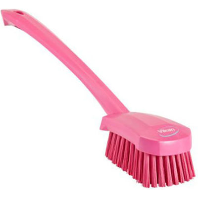 ヴァイカン ブラシ ロングハンドルブラシ(ハード)ピンク 41861 1個（直送品）