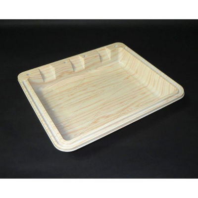 JSPパッケージング オードブル容器 ミニグルメバット本体 杉 00321089 1袋(25個)（直送品）