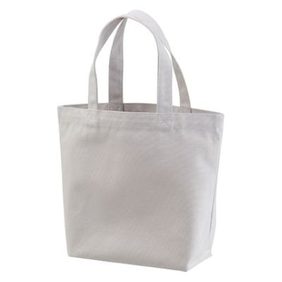 United Athle エコバッグ 1460-01 キャンバストートバッグ ライトグレー S 146001210 1袋(1個)（直送品）