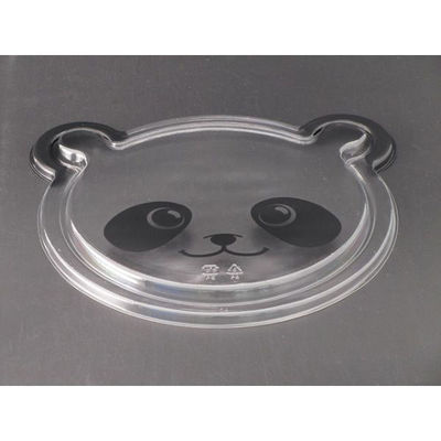 リスパック パンダ 蓋 印刷付き RLBE711 1袋(50個)（直送品）