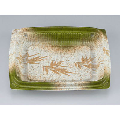 シーピー化成 惣菜容器 BFエコD34 笹織部(N) 0752340001125 1袋(50個)（直送品）