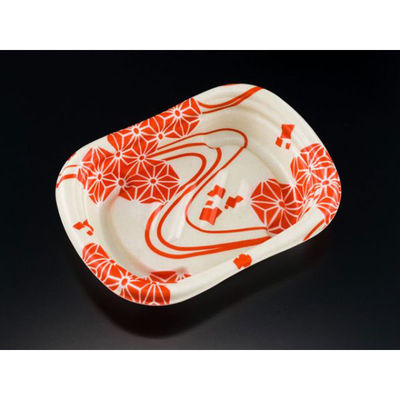 リスパック 惣菜容器 ホット ほんわか 18-13B あさいと朱 RLFH302 1袋(50個)（直送品）