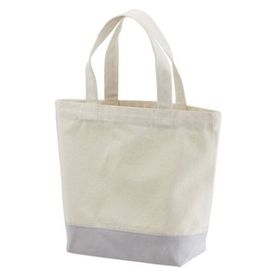 United Athle 1460-01 キャンバストートバッグ ナチュラル・ライトグレー S 14600125204 1袋(1個)（直送品）