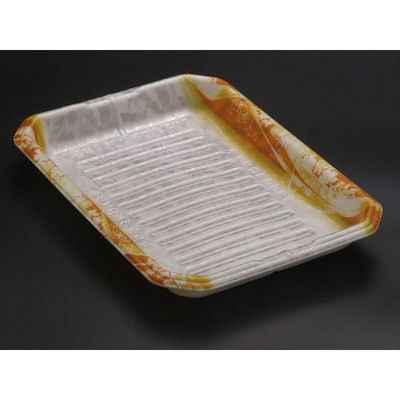 リスパック トレー うましゃぶ 20-28B ひおりオレンジ FLJA459 1袋(50個)（直送品）