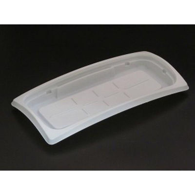 リスパック 惣菜容器 バイオデリカ リッジ22-11B 白 RHBH821 1袋(50個)（直送品）