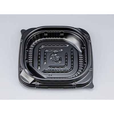 シーピー化成 TNランチ丼17-A 黒 中皿 645605 1袋(50個)（直送品）