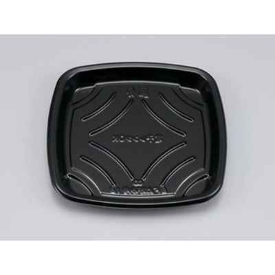 シーピー化成 惣菜容器 BFお好み角18黒本体 0145518000525 1袋(50個)（直送品）