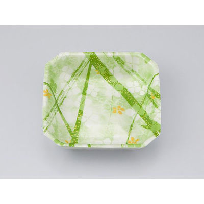 シーピー化成 惣菜容器 V-惣菜15深 よつば緑 0216015605080 1袋(50個)（直送品）