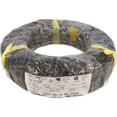 共和 ミリオン 耐熱ビニル絶縁チューブ(UL・CSA) Tー105ー2(300V 105°C) 黒 300m PYM311-7 1巻（直送品）