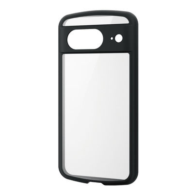 Google Pixel 8 ケース ハイブリッド 衝撃吸収 軽量 薄型 ブラック PM-P233TSLFCBK エレコム 1個（直送品）