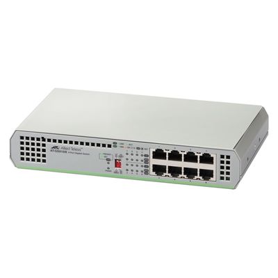 スイッチングハブ 8ポート 電源内蔵 AT-GS910/8 レイヤー2スイッチ 2329R 1台 アライドテレシス（直送品）