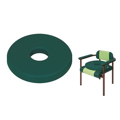 高田ベッド製作所 円座クッション 直径40×高さ5cm レッド TB-1449 1個 63-4411-20（直送品）