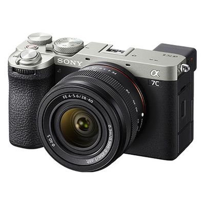 SONY　デジタル一眼カメラ　α７Ｃ　ＩＩ　ズームレンズキット　シルバー（Ｅマウント） ILCE-7CM2L/S　1台（直送品）
