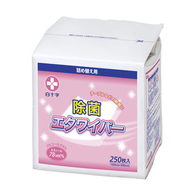 白十字 エタワイパー(ケース詰替用) 24-6144-03 1箱(250枚入)（直送品）