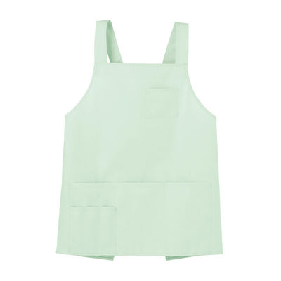 ショート丈安心エプロン（男女兼用）　24-6537-0106 1枚 ディーフェイズ（直送品）