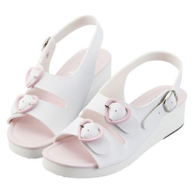 キクスイサンダル ハート2バックルサンダル 24-6544-0103 1足　ナースサンダル（直送品）