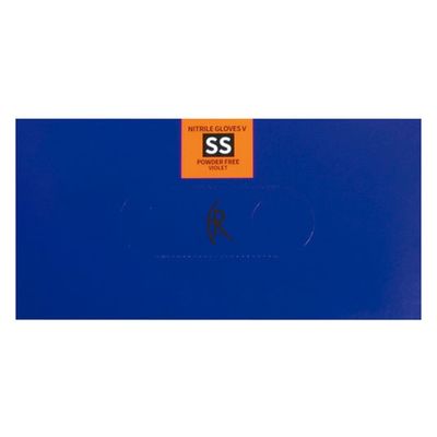 ファーストレイト ニトリルグローブV(バイオレットブル 24-6733-00 1梱(100枚入x10箱)（直送品）