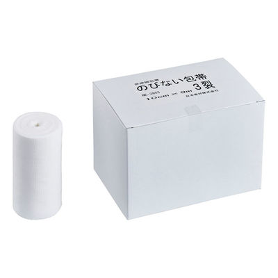 日本衛材 のびない包帯3裂 24-6812-00 1箱(6巻入)（直送品）