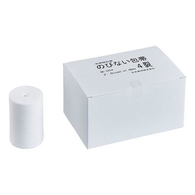 日本衛材 のびない包帯4裂 24-6812-01 1箱(6巻入)（直送品）