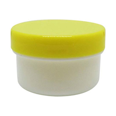 エムアイケミカル 軟膏容器プラ壷Nー5号(滅菌済) 黄 6905-10 1箱(10個×10袋入)（直送品）