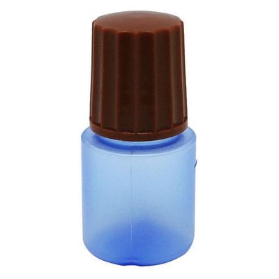 エムアイケミカル点眼容器ノーベル1号（5mL）（滅菌済） 本体色: コバルト/キャップ色:こげ茶 4511 1箱（25本×10袋入）（直送品）
