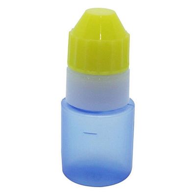 エムアイケミカル点眼容器フレッシュ3号（10mL）（滅菌済） 本体色: コバルト/キャップ色:黄 4631 1箱（25本×6袋入）（直送品）