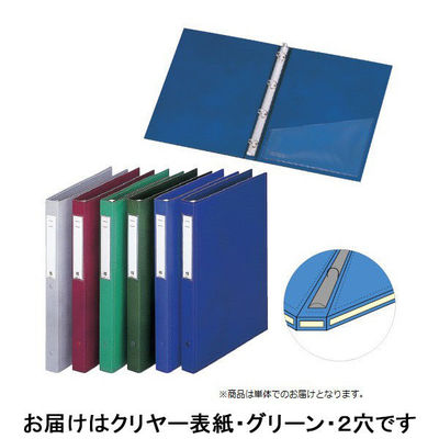 リヒトラブ カルテブック(クリヤー)CYC4 グリーン HB416 1個（直送品）