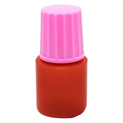 エムアイケミカル点眼容器ノーベル3号（10mL）（滅菌済） 本体色: 茶/キャップ色:ピンク 4531 1箱（25本×6袋入）（直送品）