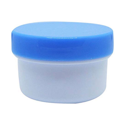 エムアイケミカル 軟膏容器プラ壷Nー2号(未滅菌) 青 6902-00 1セット(100個入)（直送品）