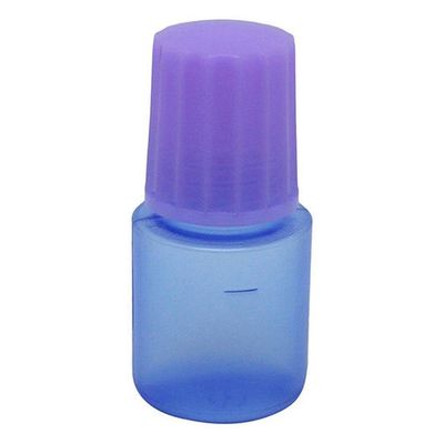 エムアイケミカル点眼容器ノーベル3号（10mL）（滅菌済） 本体色: コバルト/キャップ色:フジ 4531 1箱（25本×6袋入）（直送品）