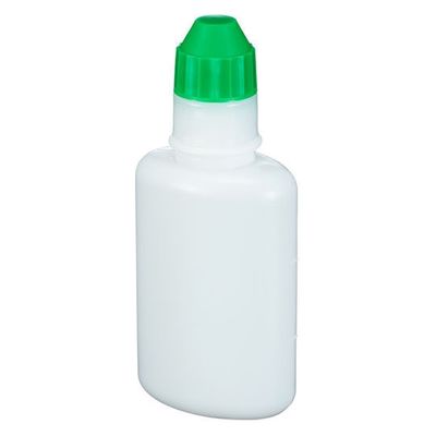 エムアイケミカル点眼容器フレッシュ（30mL）（滅菌済） 本体色: 原色白/キャップ色:緑 4651 1袋（1袋（20本入）×5）（直送品）