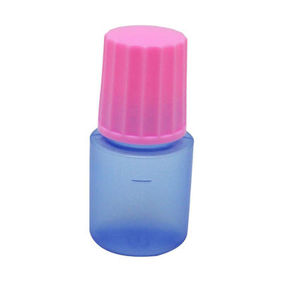 エムアイケミカル点眼容器ノーベル1号（5mL）（滅菌済） 本体色: コバルト/キャップ色:ピンク 4511 1箱（25本×10袋入）（直送品）