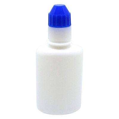 エムアイケミカル点眼容器フレッシュ（30mL）（滅菌済） 本体色: 原色白/キャップ色:紺 4651 1袋（1袋（20本入）×5）（直送品）