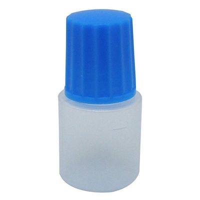 エムアイケミカル点眼容器ノーベル3号（10mL）（滅菌済） 本体色: 原色白/キャップ色:青 4531 1箱（25本×6袋入）（直送品）