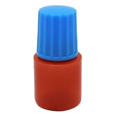 エムアイケミカル点眼容器ノーベル3号（10mL）（滅菌済） 本体色: 茶/キャップ色:青 4531 1箱（25本×6袋入）（直送品）