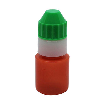 エムアイケミカル点眼容器フレッシュ1号（5mL）（滅菌済） 本体色: 茶/キャップ色:緑 4611 1箱（25本×10袋入）（直送品）