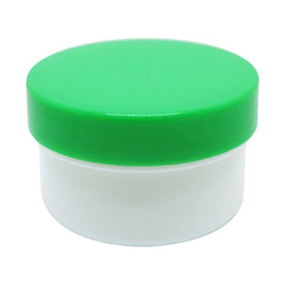 エムアイケミカル 軟膏容器プラ壷Aー2号(未滅菌) 緑 6102 1セット(100個入)（直送品）