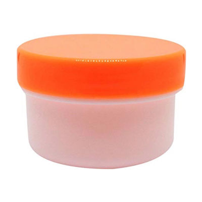 エムアイケミカル 軟膏容器プラ壷Nー5号(未滅菌) オレンジ 6905-00 1箱(50個入)（直送品）