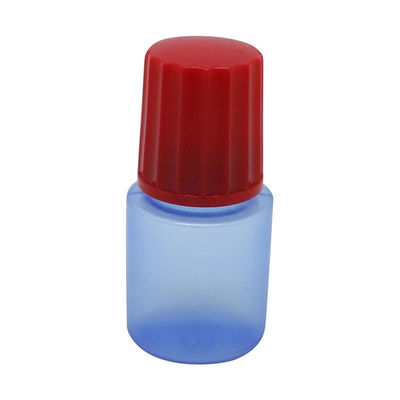 エムアイケミカル点眼容器ノーベル1号（5mL）（滅菌済） 本体色: コバルト/キャップ色:赤 4511 1箱（25本×10袋入）（直送品）