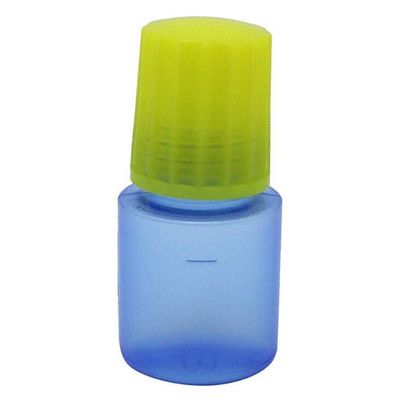 エムアイケミカル点眼容器ノーベル3号（10mL）（滅菌済） 本体色: コバルト/キャップ色:黄 4531 1箱（25本×6袋入）（直送品）