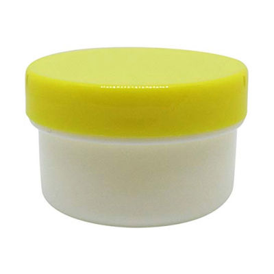 エムアイケミカル 軟膏容器プラ壷Nー3号(未滅菌) 黄 6903-00 1セット(100個入)（直送品）