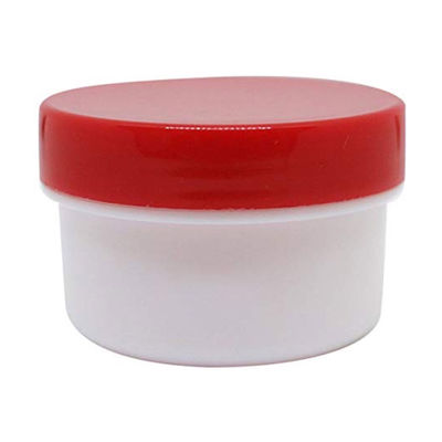 エムアイケミカル 軟膏容器プラ壷Nー5号(未滅菌) 赤 6905-00 1箱(50個入)（直送品）