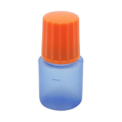 エムアイケミカル点眼容器ノーベル1号（5mL）（滅菌済） 本体色: コバルト/キャップ色:オレンジ 4511 1箱（25本×10袋入）（直送品）